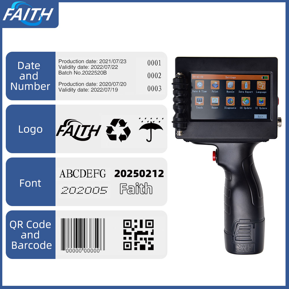Commercial Printing And Packaging - เครื่องพิมพ์อิงค์เจ็ท Faith 12.7 มม. รองรับ 40