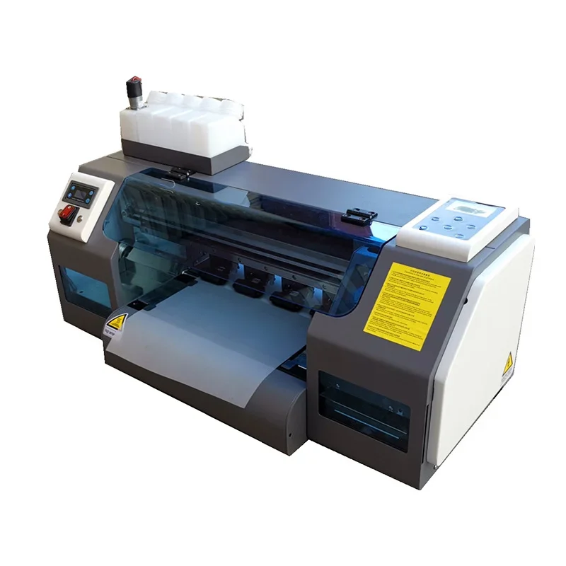Commercial Shirt Printing Machine - อัพเกรดขนาดเล็ก A3 DTF เครื่องพิมพ์ความเร็วสูง XP600 คู่หัวหมึกสีขาวความร้อน