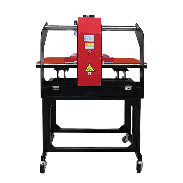 Commercial Shirt Printing Machine - เครื่องรีดร้อนระบบลมแบบสองสถานีทำงานอัจฉริยะ ขนาดใหญ่ สำหรับร้านพิมพ์เสื้อยืดเชิงพาณิชย์
