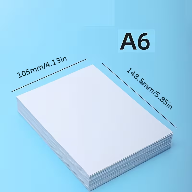 Commercial Printing Paper - กระดาษถ่ายเอกสาร A6 ขนาดเล็ก สำหรับพิมพ์ 500 แผ่นต่อแพ็ค