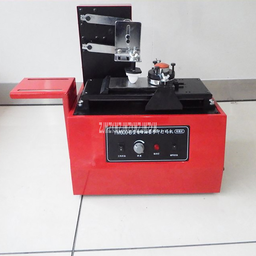 Commercial Printing And Packaging - YM-600Bไฟฟ้าเครื่องพิมพ์Padป้องกันสิ่งแวดล้อมประเภทเครื่องพิมพ์หมึกPadพิมพ์สำหรับพิมพ์วันที่ผลิต
