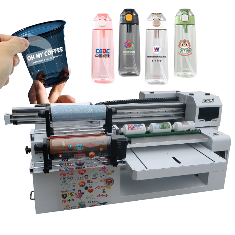Commercial Uv Printing Machine - เครื่องพิมพ์ยูวีแบบโรล-แฟลตเบด 6090 เครื่องพิมพ์อิงค์เจ็ทยูวีอัตโนมัติความเร็วสูง เครื่องพิมพ์ยูวีแบบแฟลตเบดสำหรับพิมพ์บนโลหะและไม้