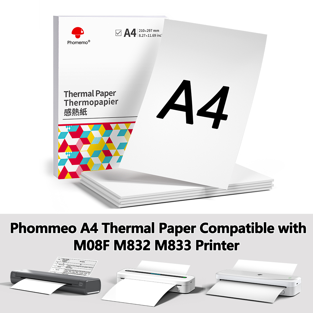 Phomemo เครื่องพิมพ์กระดาษ A4ก - Commercial Printing Paper บทวิจารณ์และราคา