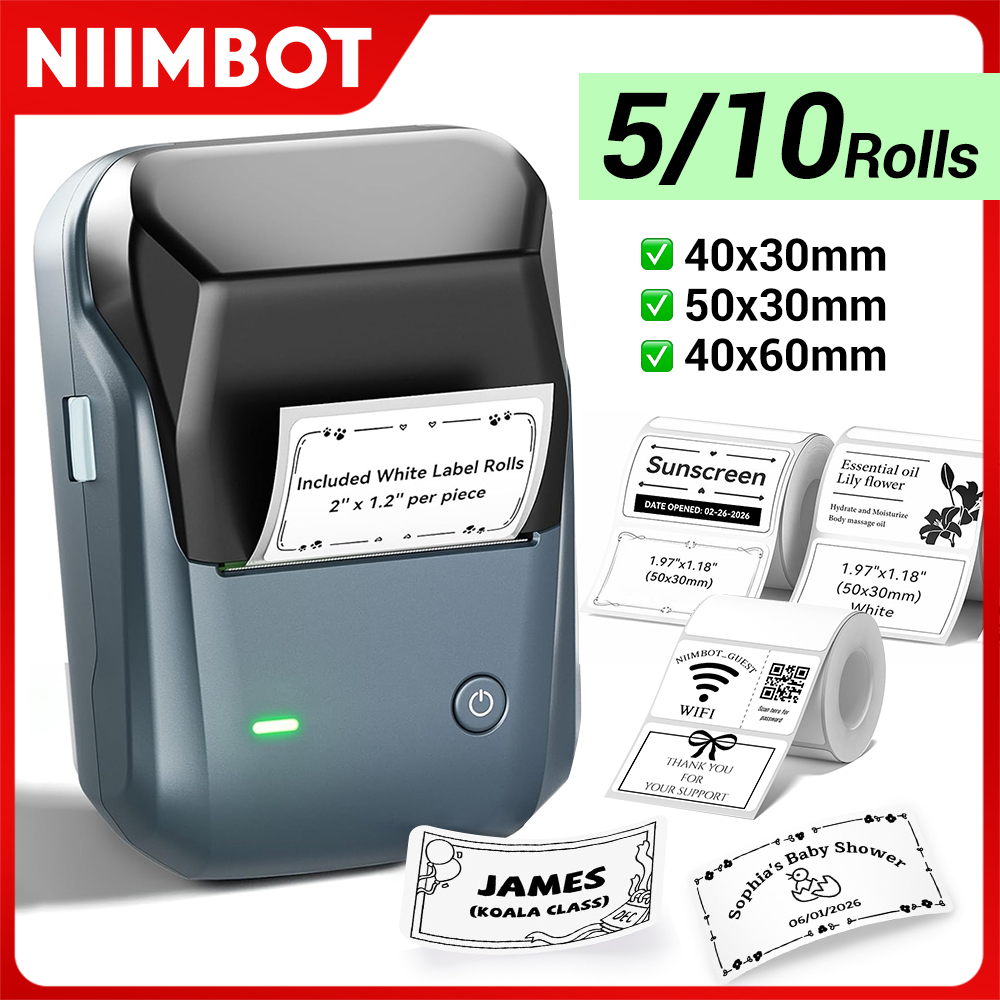 Niimbot B1 เครื่องพิมพ์ความร้อ - Commercial Printing Paper บทวิจารณ์และราคา