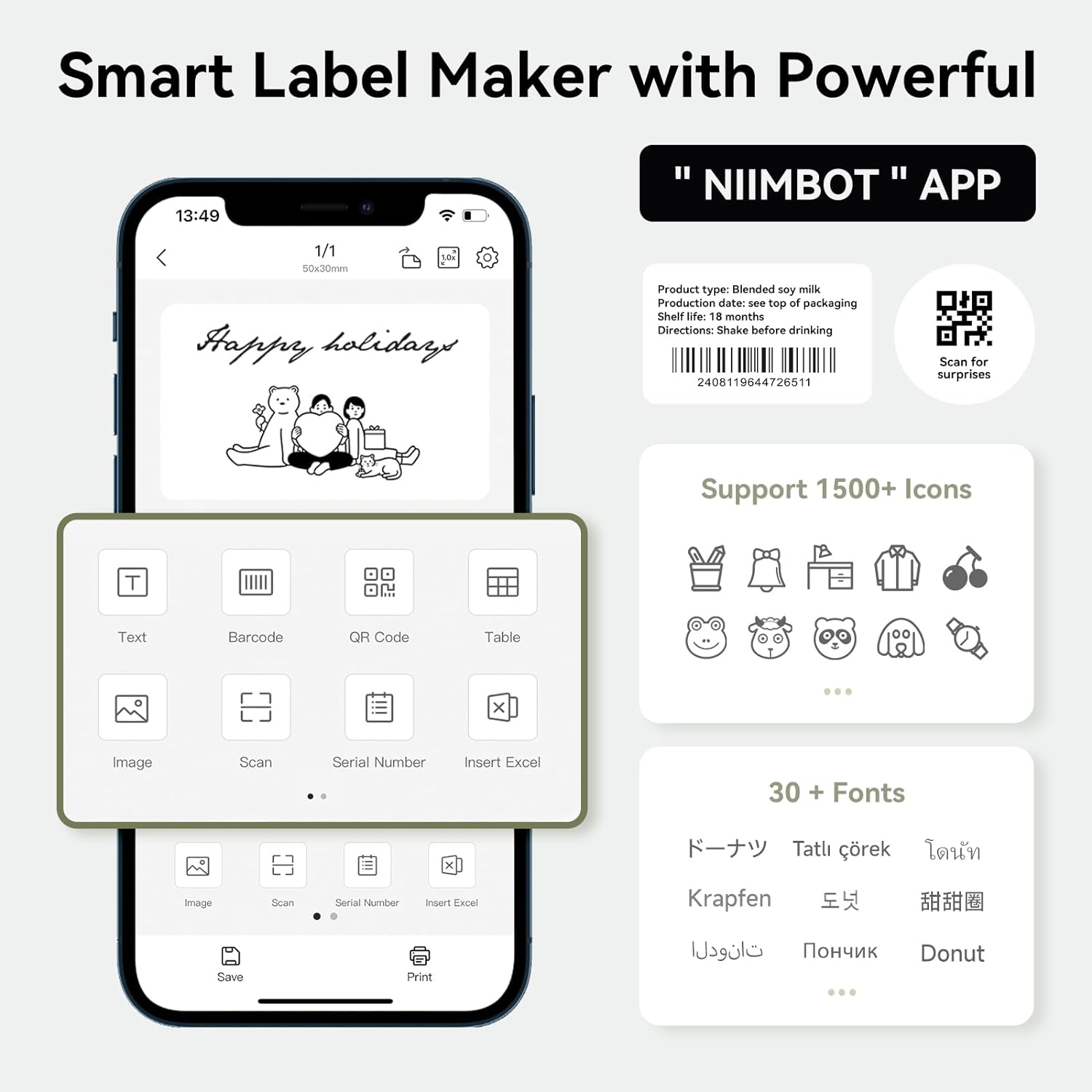 Niimbot B1 เครื่องพิมพ์ความร้อ - Commercial Printing Paper บทวิจารณ์และราคา
