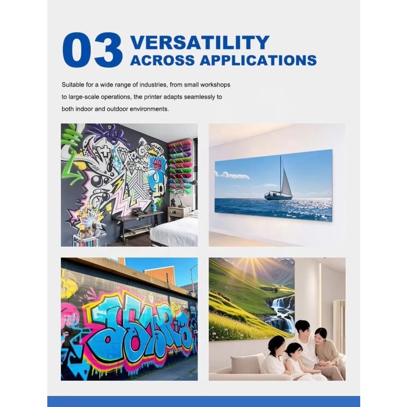 ระบบเครื่องพิมพ์แนวตั้งขนาดกะท - Commercial Wall Printing Machine บทวิจารณ์และราคา
